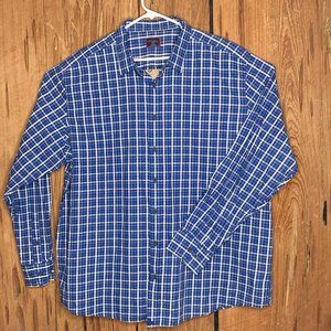 UNTUCKit Shirt Adult Mens XXXLC Tall Plaid Pocket Button Up Long Sleeve Casual